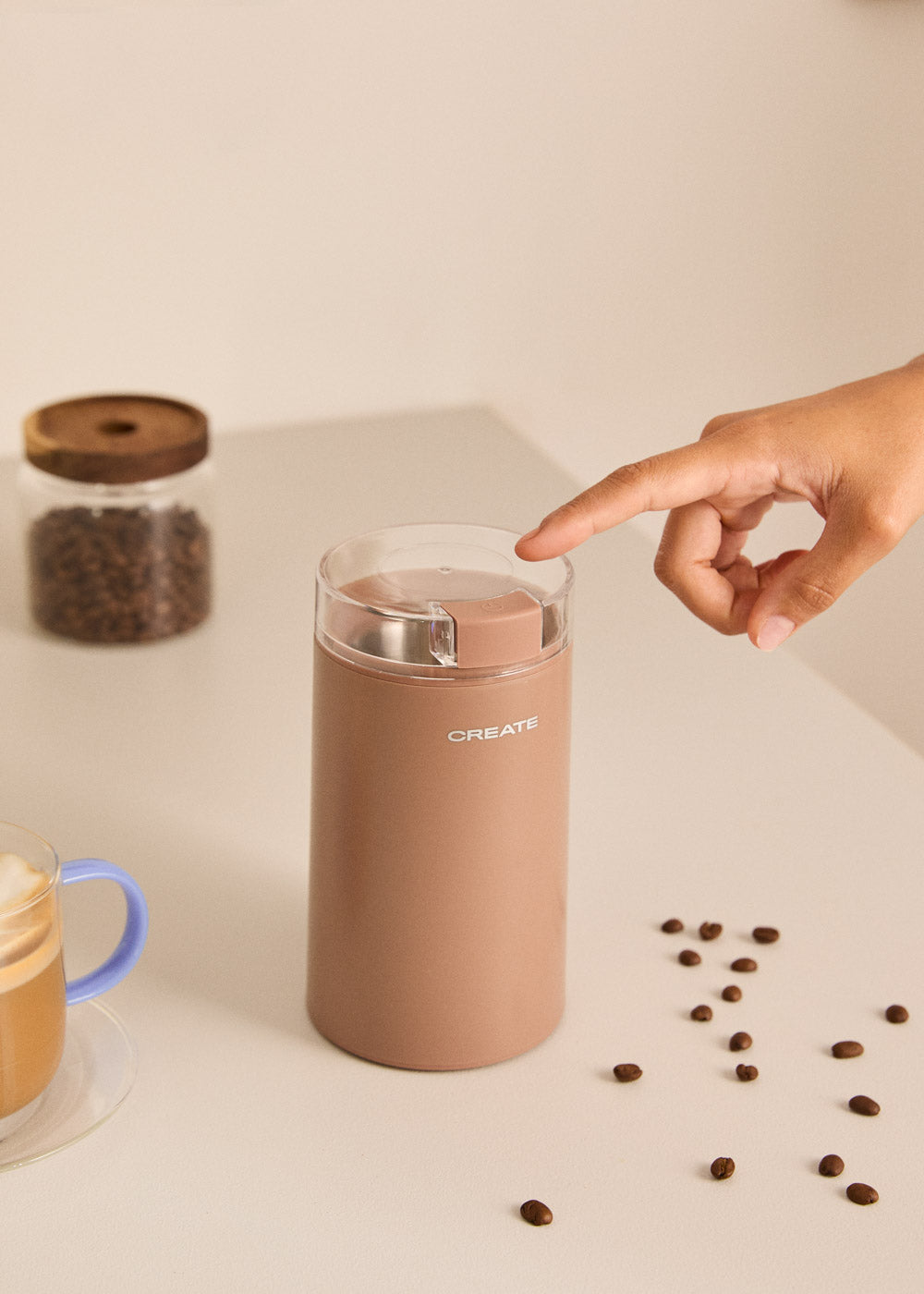 Coffee Grinder Studio - Moulin À Café & À Aliments En Acier Inoxydable - Moca