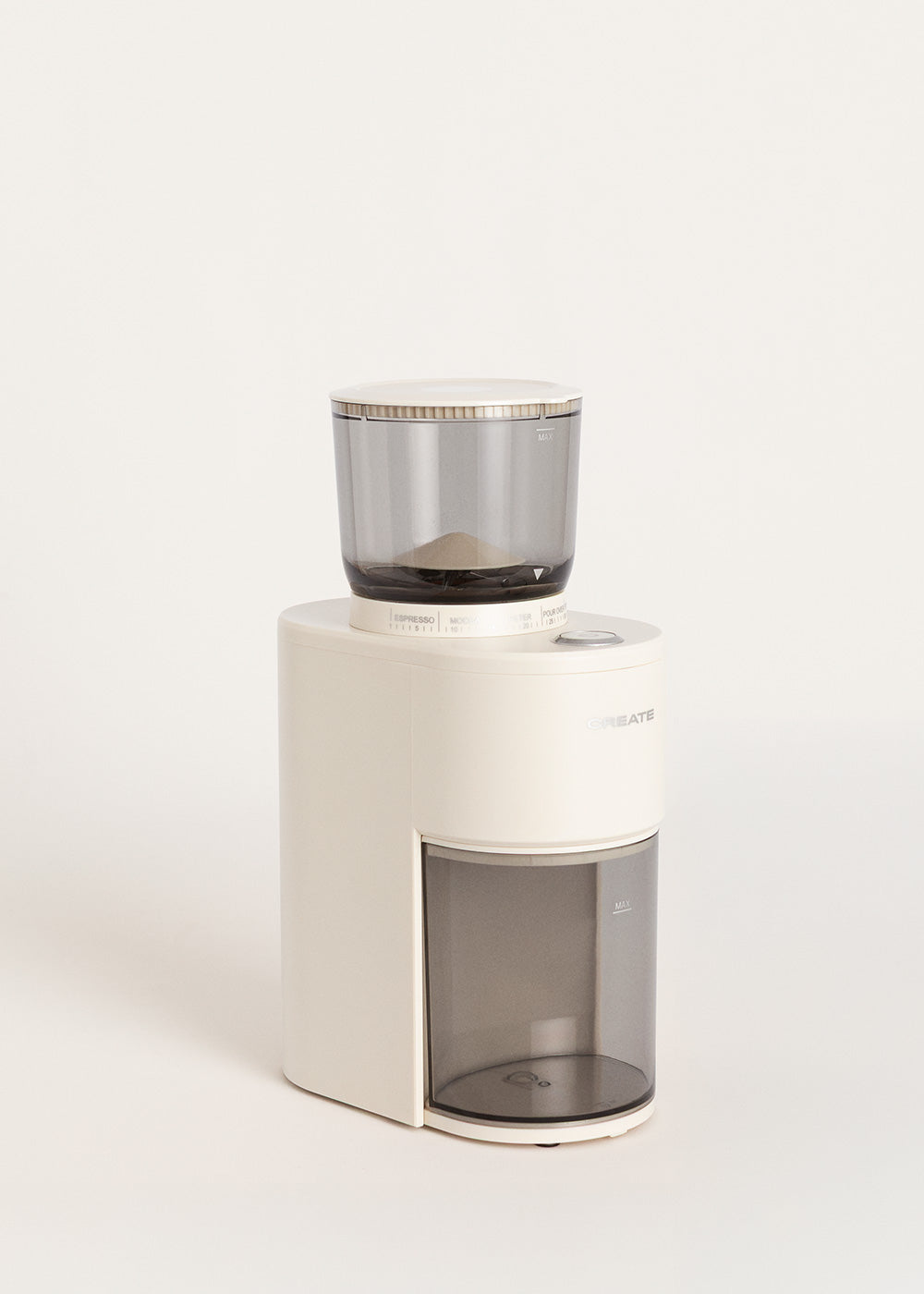 Coffee Grinder Studio Pro - Moulin À Café Avec Réservoir & 38 Niveaux De Mouture - Sable