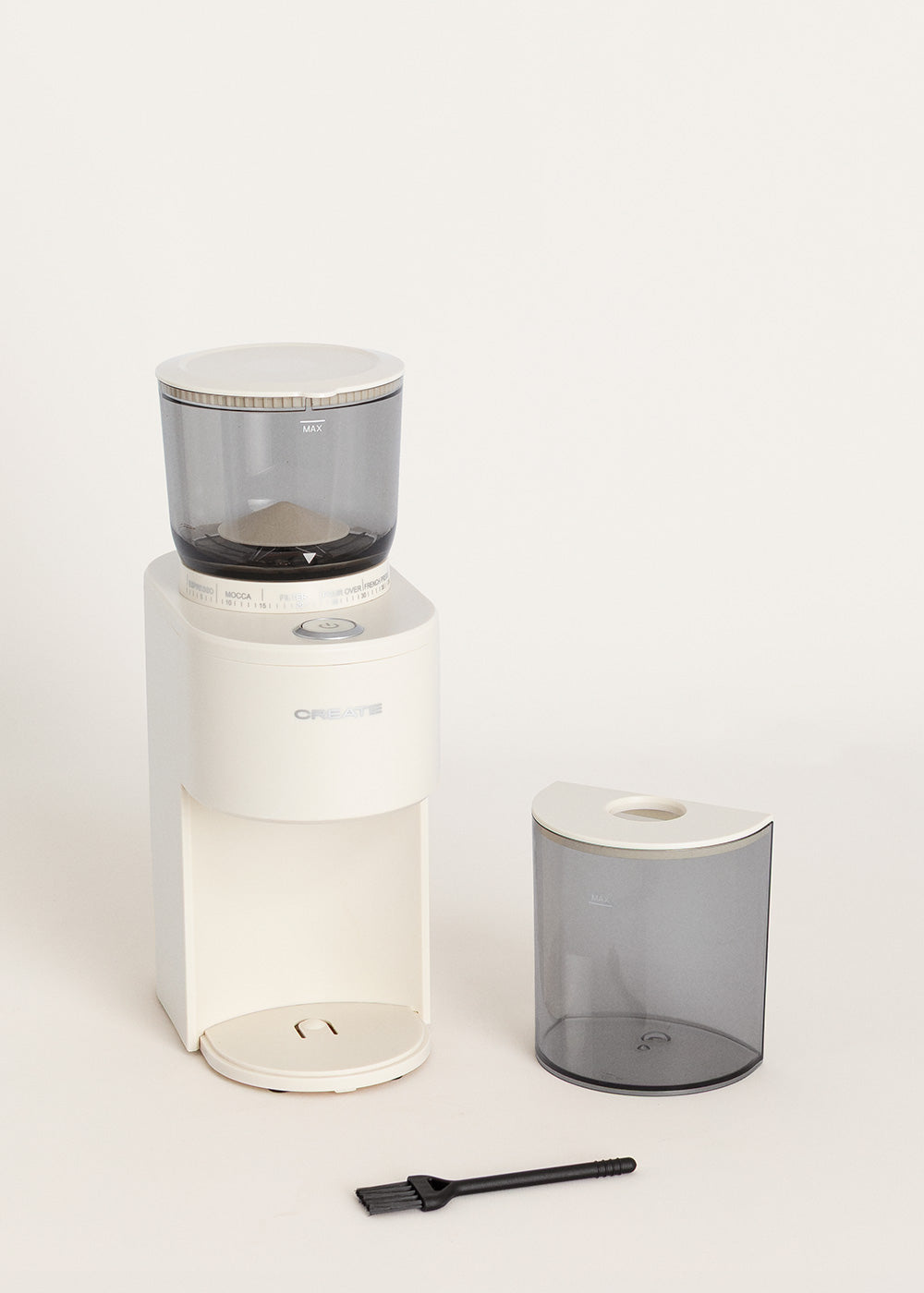 Coffee Grinder Studio Pro - Moulin À Café Avec Réservoir & 38 Niveaux De Mouture - Sable
