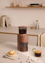 Coffee Grinder Studio Pro - Moulin À Café Avec Réservoir & 38 Niveaux De Mouture - Moka