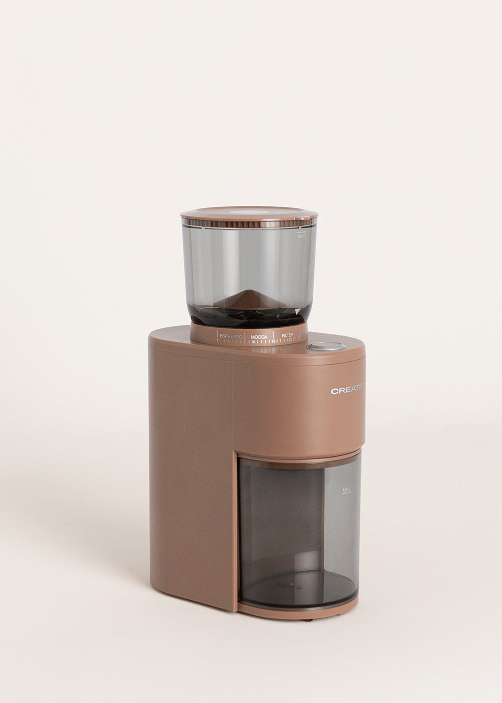 Coffee Grinder Studio Pro - Moulin À Café Avec Réservoir & 38 Niveaux De Mouture - Moka