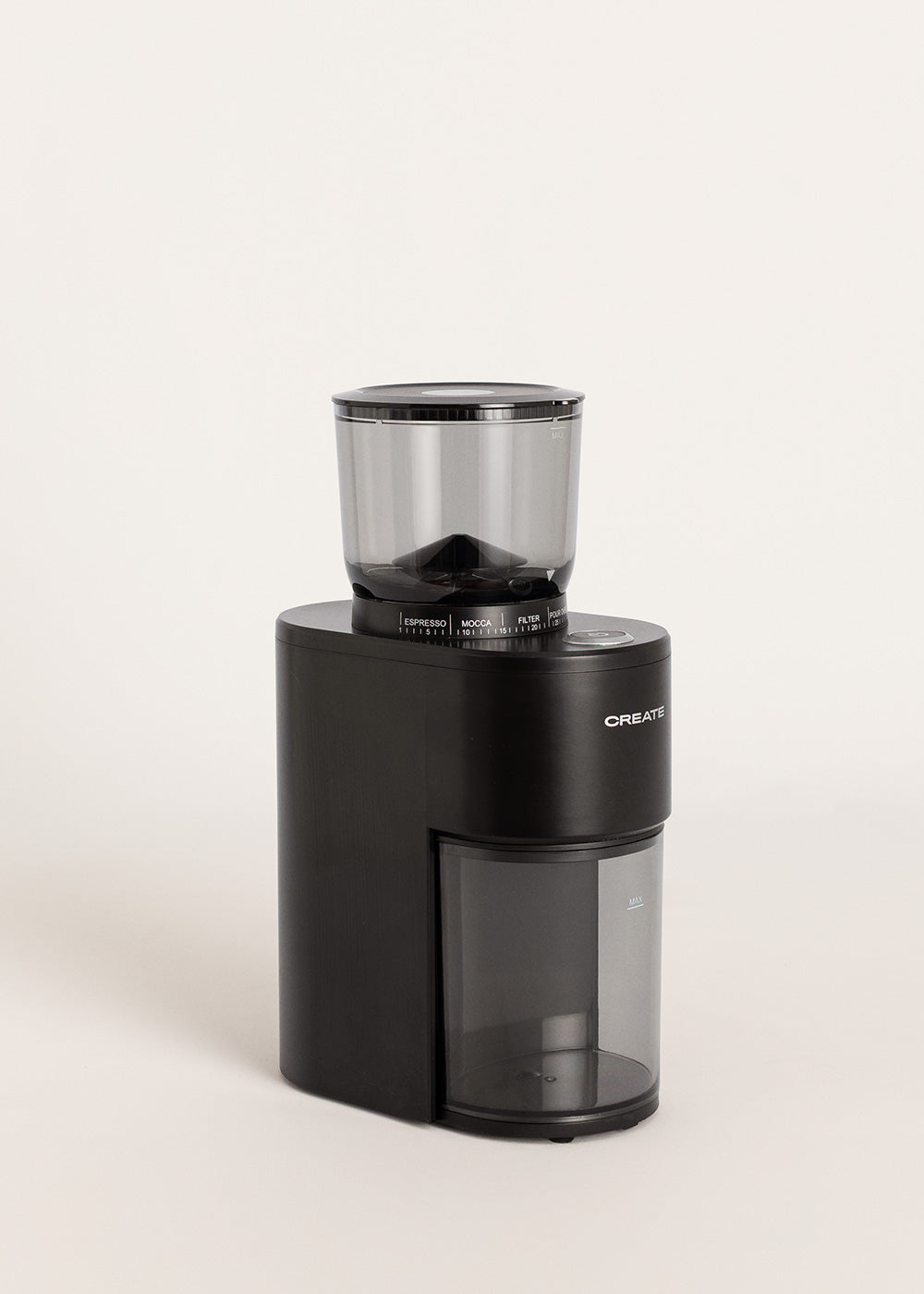 Coffee Grinder Studio Pro - Moulin À Café Avec Réservoir & 38 Niveaux De Mouture - Noir