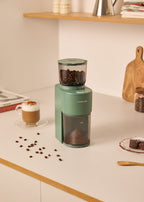 Coffee Grinder Studio Pro - Moulin À Café Avec Réservoir & 38 Niveaux De Mouture - Sauge