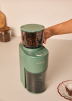 Coffee Grinder Studio Pro - Moulin À Café Avec Réservoir & 38 Niveaux De Mouture - Sauge