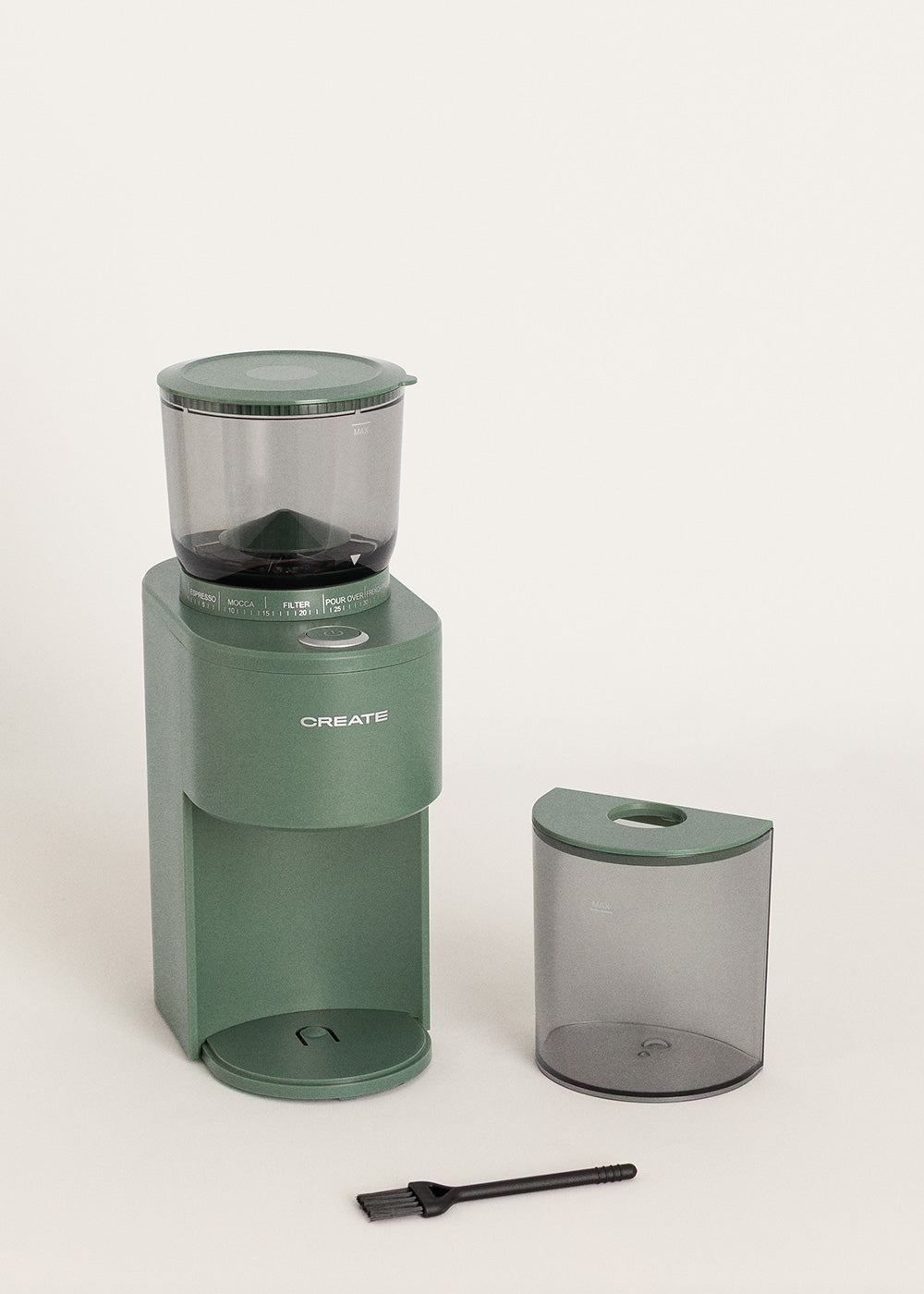 Coffee Grinder Studio Pro - Moulin À Café Avec Réservoir & 38 Niveaux De Mouture - Sauge