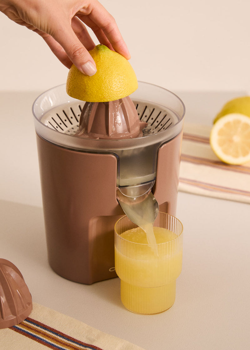 Juicer Studio - Presse-Agrumes Électrique - 100 W - Moca