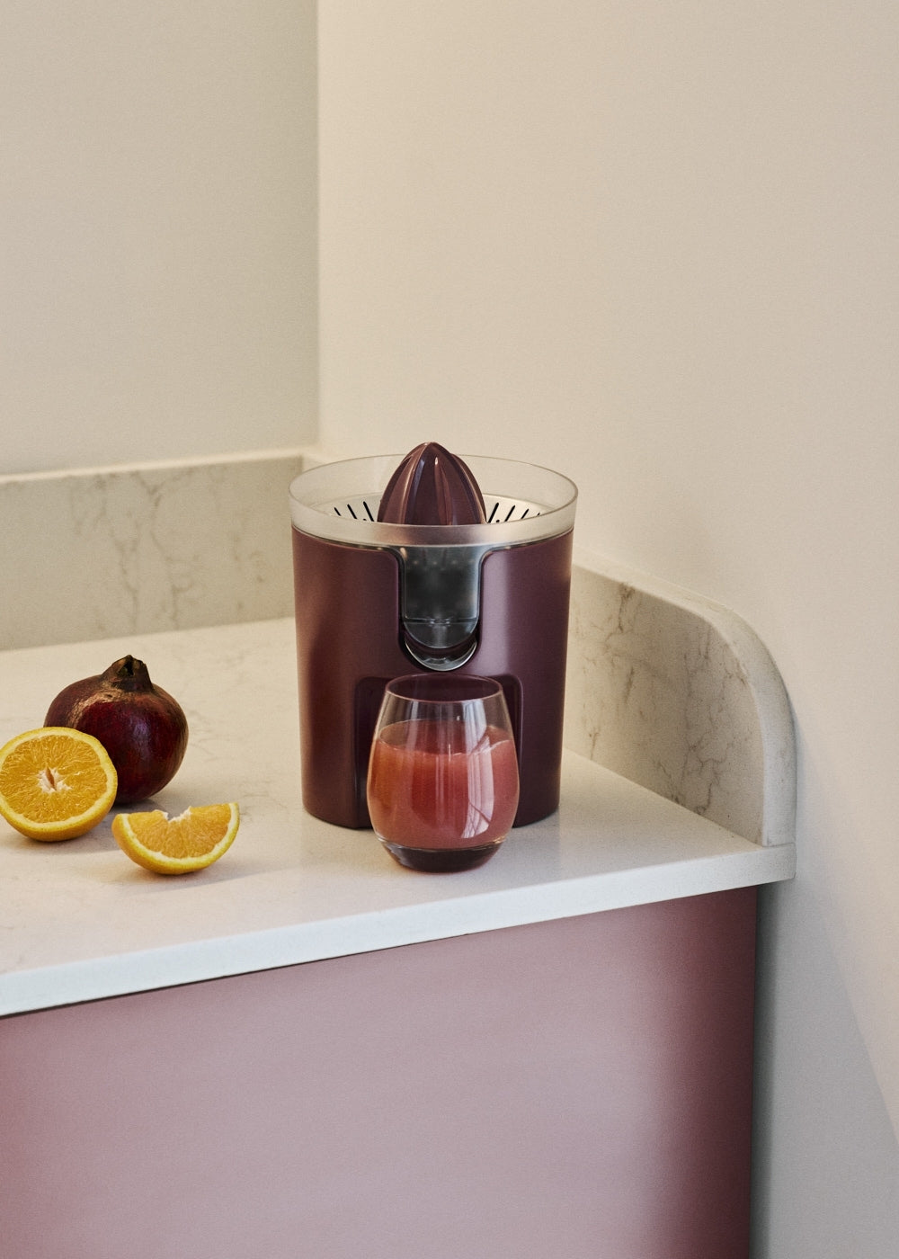 Juicer Studio - Presse-Agrumes Électrique 100W - Bordeaux