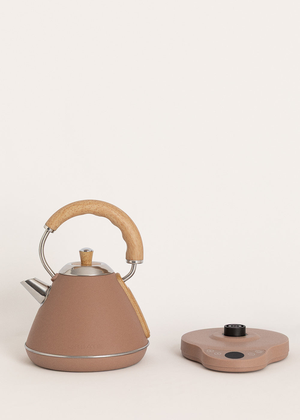 Kettle Retro Pro - Hervidor de Agua Eléctrico 1 L - Moca