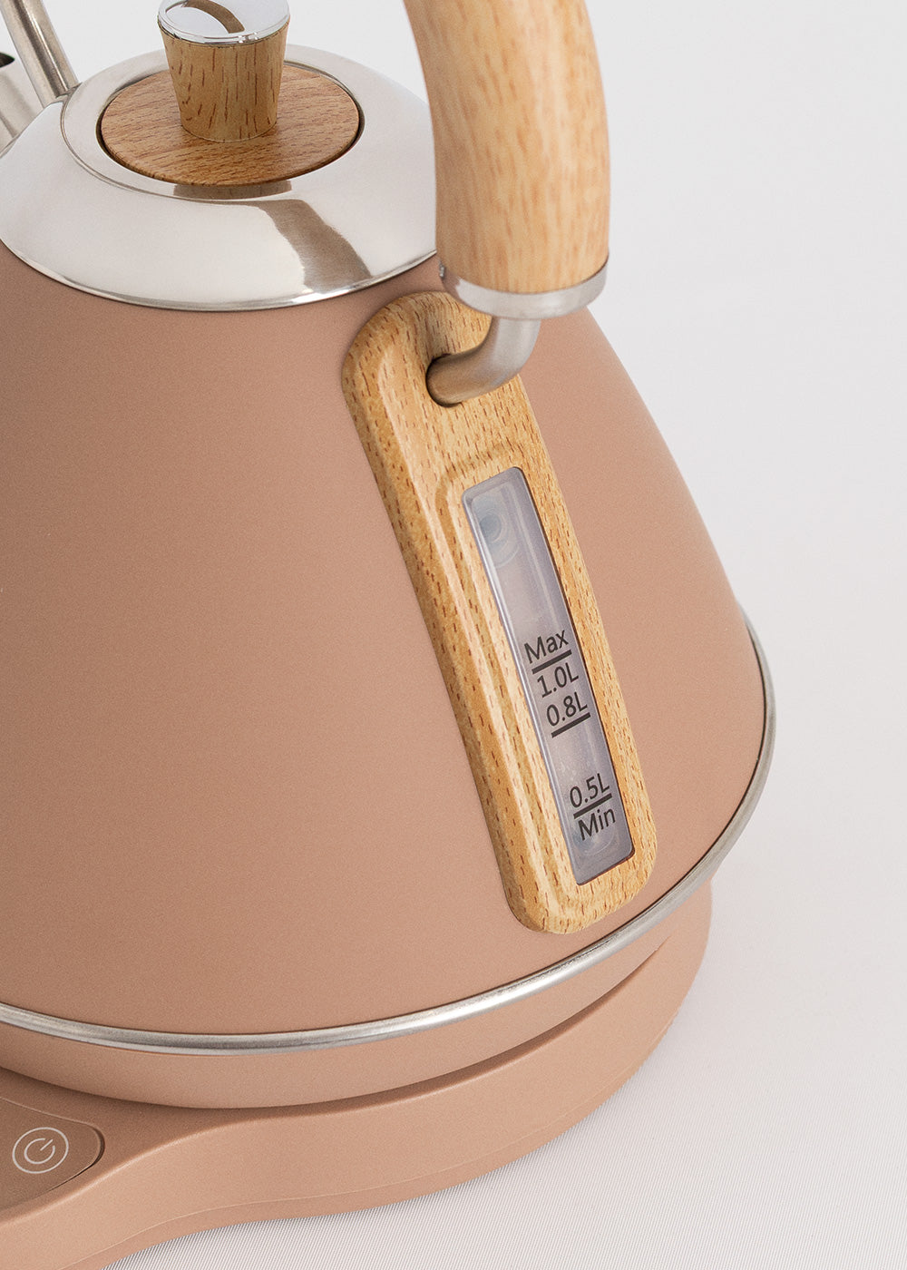 Kettle Retro Pro - Hervidor de Agua Eléctrico 1 L - Moca