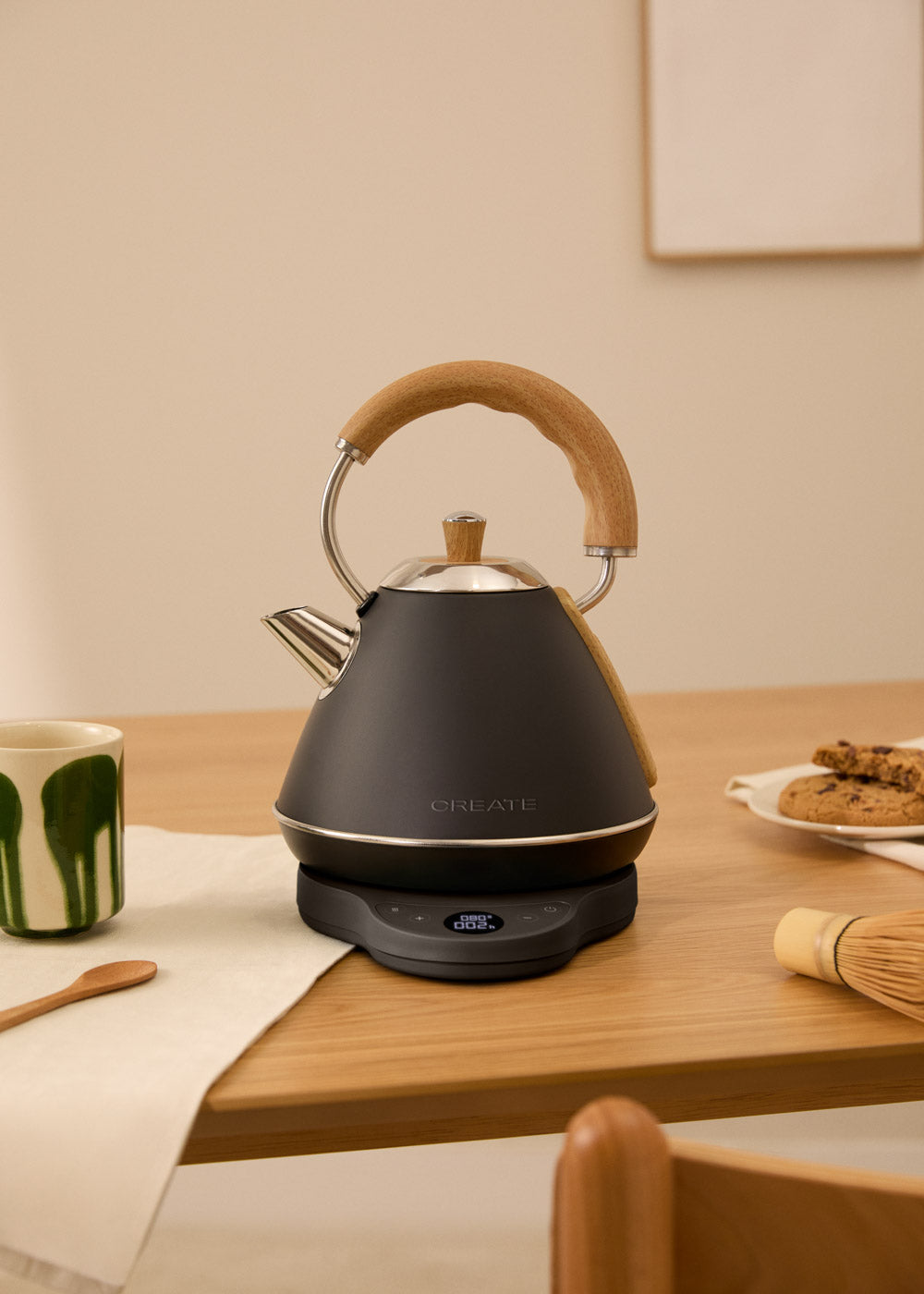 Kettle Retro Pro - Hervidor Eléctrico 1 L - Negro
