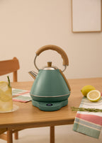 Kettle Retro Pro - Hervidor de agua eléctrico 1 L - Verde salvia
