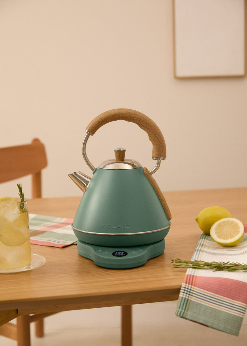 Kettle Retro Pro - Hervidor eléctrico 1 L - Verde salvia