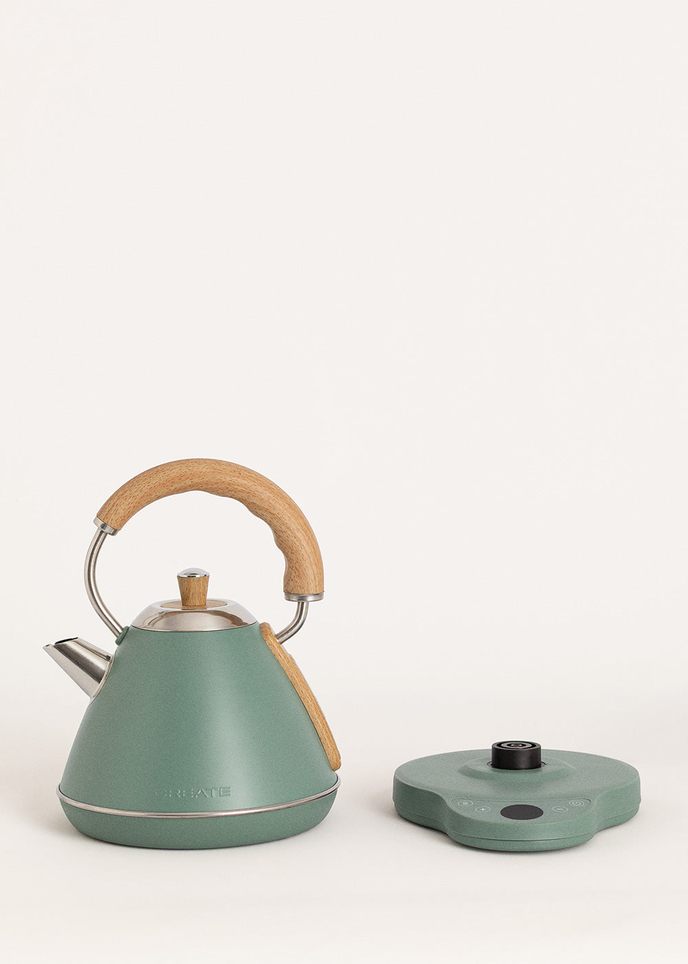 Kettle Retro Pro - Hervidor de agua eléctrico 1 L - Verde salvia