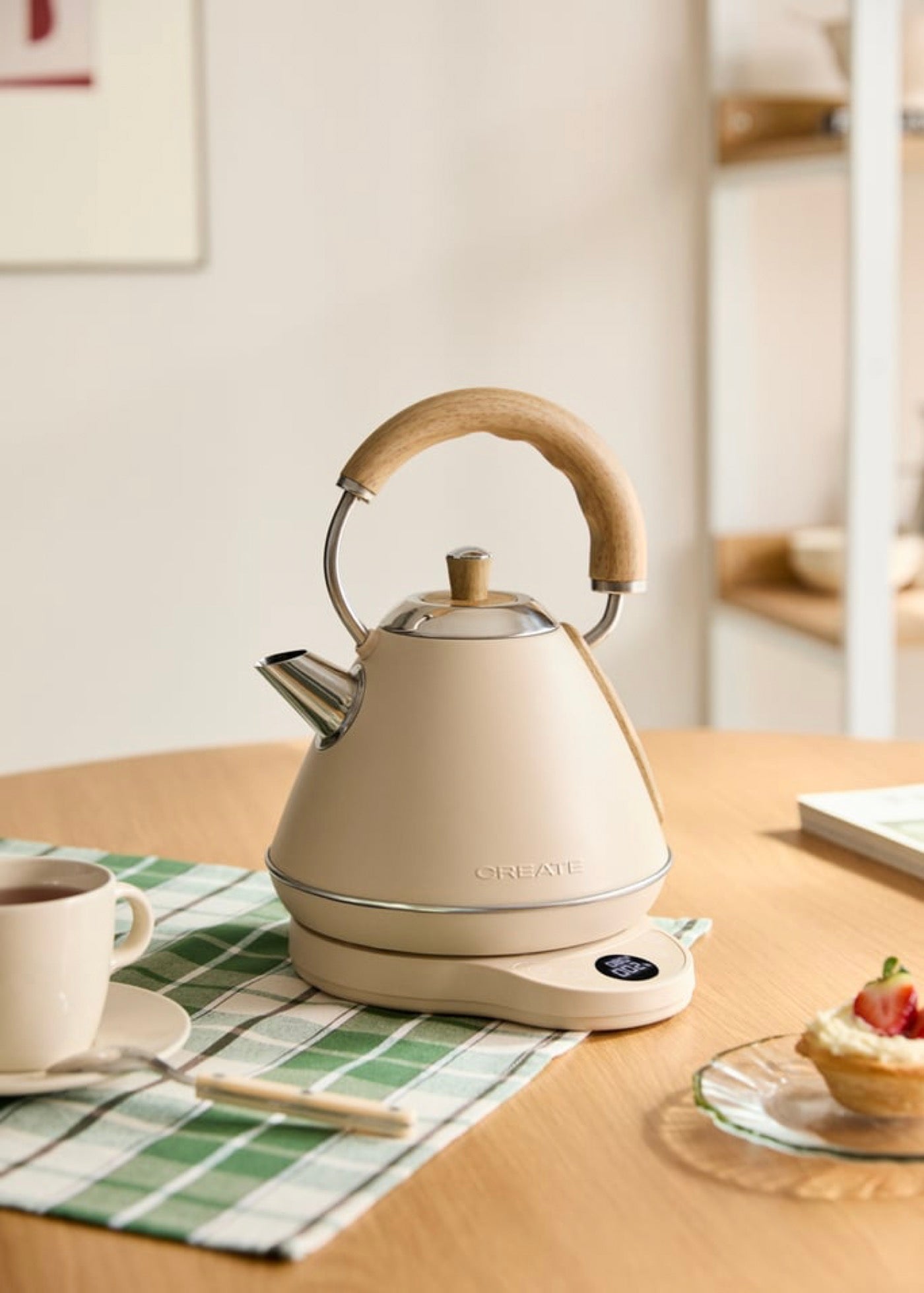 Kettle Retro Pro - Electric Kettle With Temperature Control - 1L - Sand