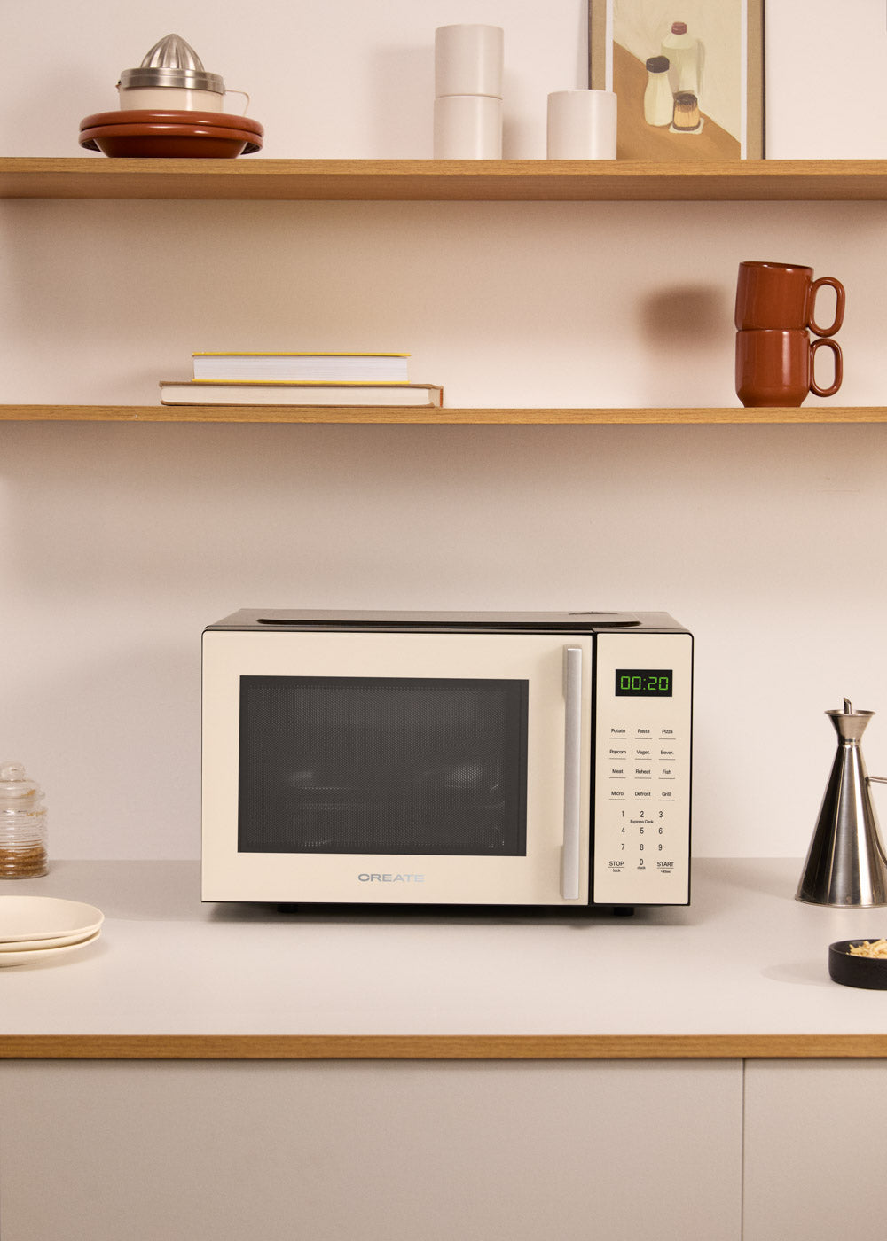 Microwave Studio - Microondas 1000W - Blanco Roto