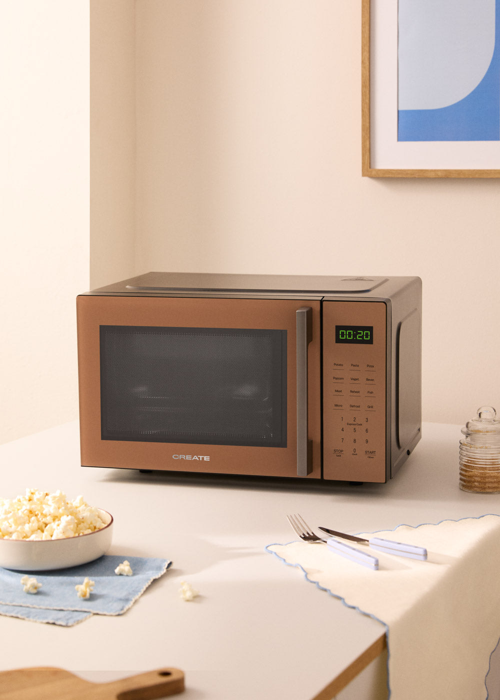 Microwave Studio - Microondas 1000W - Moca