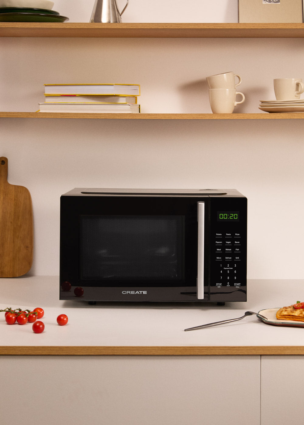 Microwave Studio - Microondas 1000W - Negro