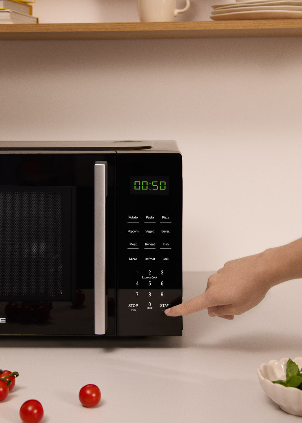 Microwave Studio - Microondas 1000W - Negro