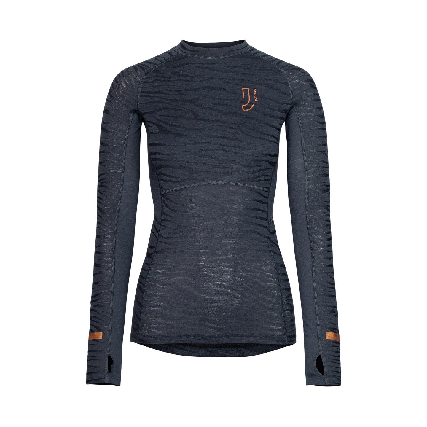 Round-Neck Underwear T-Shirt - Dark Blue - Women