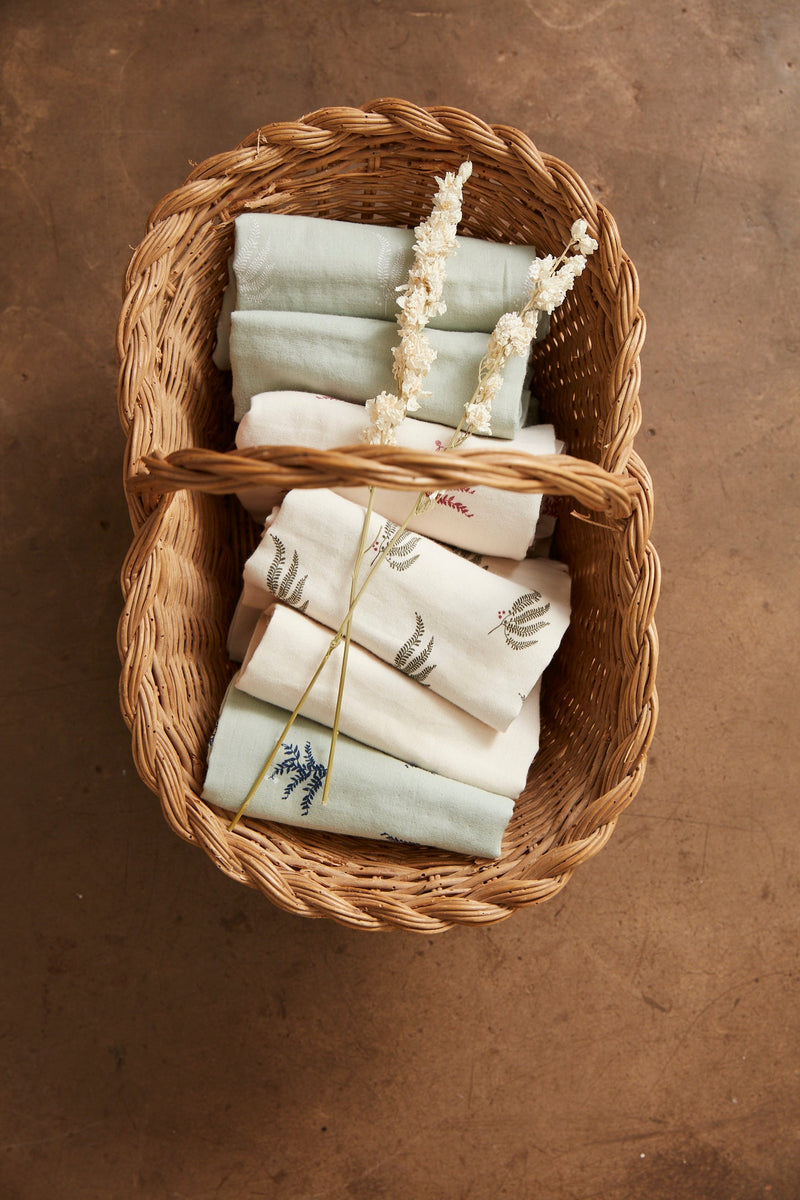 Lot De 2 Langes - Bruyère Bleu Minuit