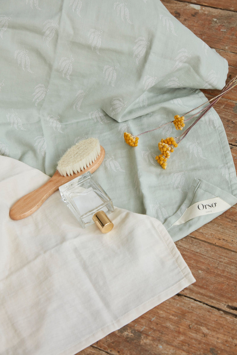 Lot De 2 Langes - Fougère Blanc Craie