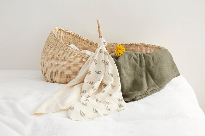 Lot De 2 Langes  - Fougère Vert Pin