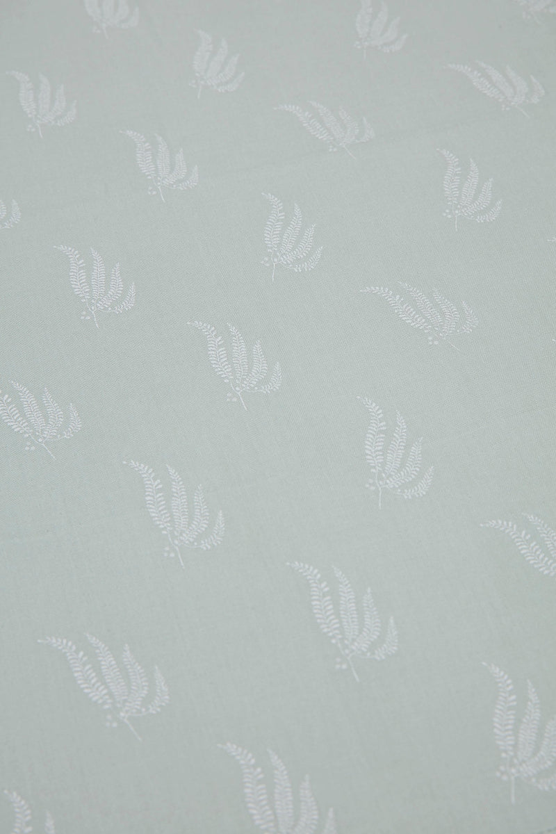 Lot De 4 Lingettes Lavables - Fougère Blanc Craie