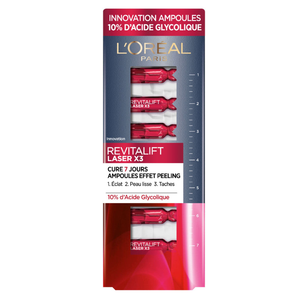Revitalift Laser Cure 7 Ampollas Efecto Peeling