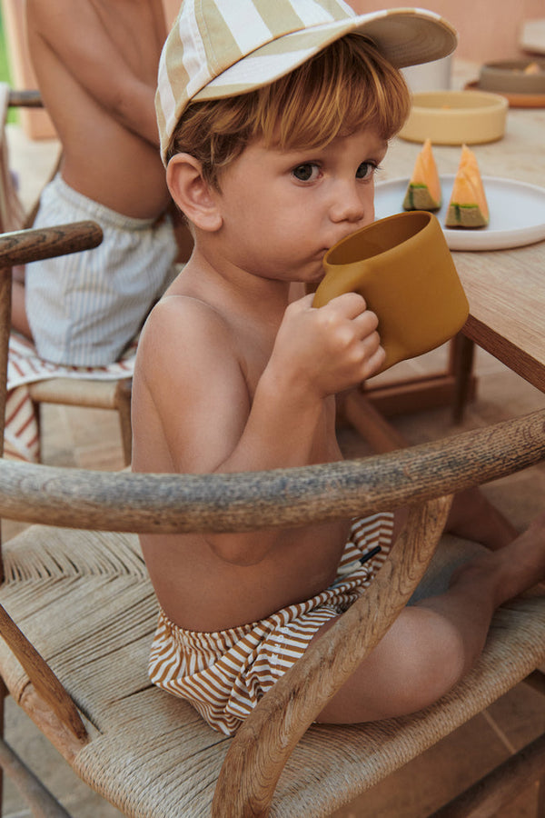 Sustainable Kids Cup - Set of 2 Kylie - Golden Caramel/Safari Mix