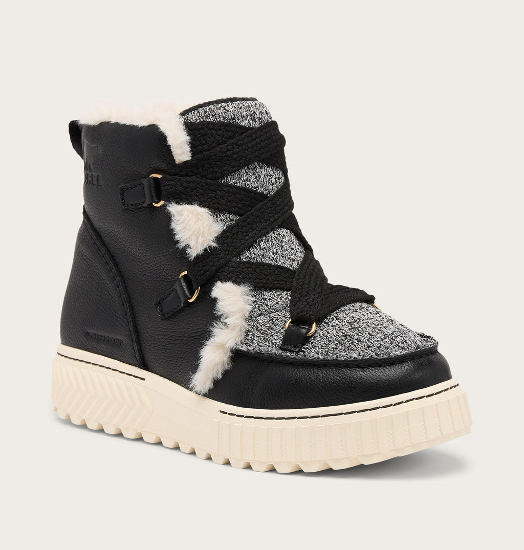Wasserdichte Winterstiefel Ona Ave™ Alpine – Black & Chalk – Damen