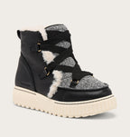 Wasserdichte Winterstiefel Ona Ave™ Alpine – Black & Chalk – Damen