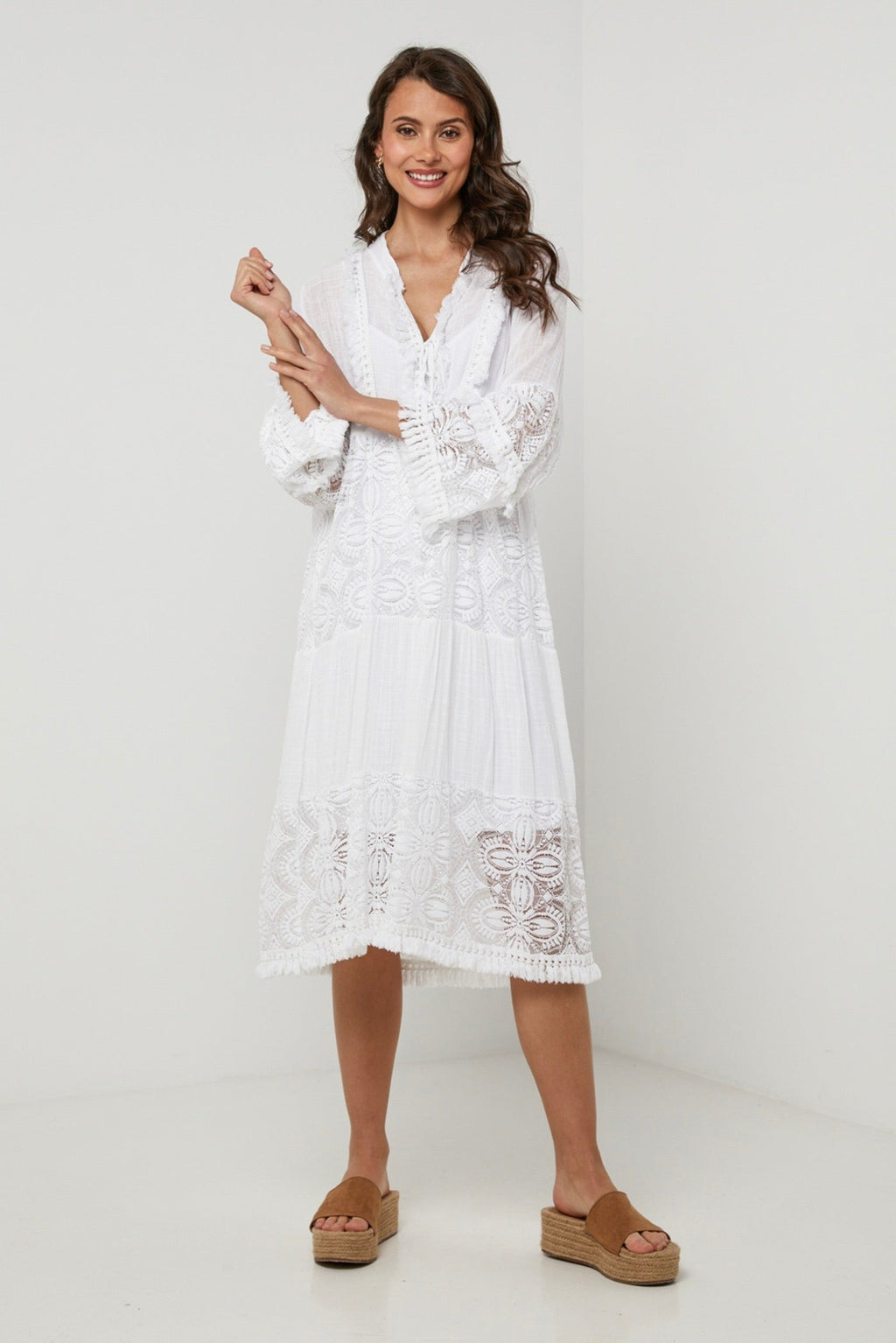 Robe Blanc - Femme