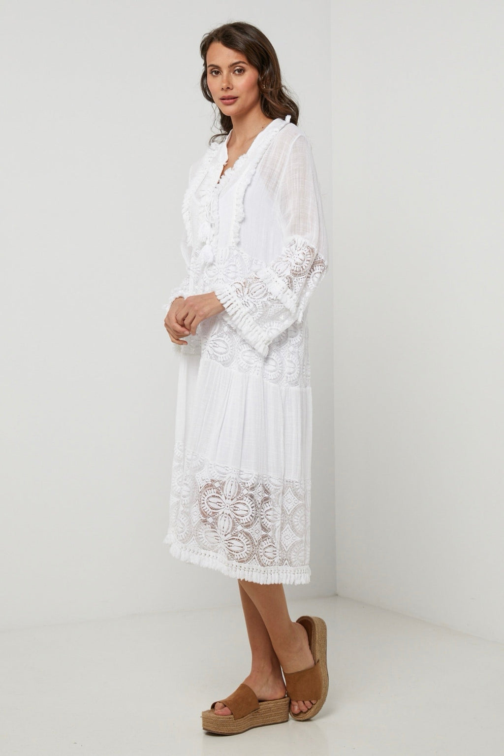 Robe Blanc - Femme