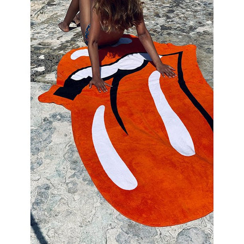Serviette De Bain Rolling Stones Lips