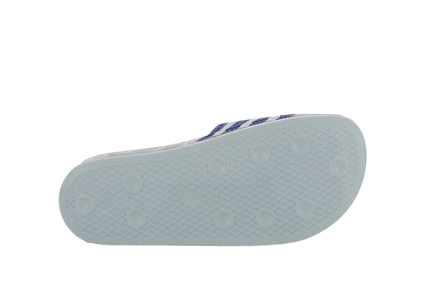 Sandale Adidas Originals Adilette Slides - Bleu Et Blanc