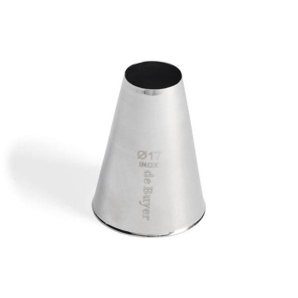 Bocchetta liscia in acciaio inox - Ø 1.7 cm