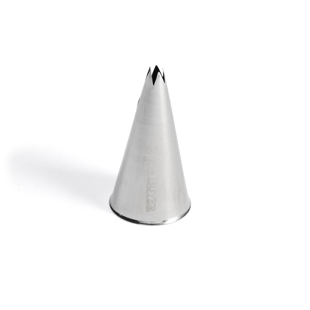 B5 Stainless Steel Fluted Nozzle - 5 Teeth - Ø 0.5 cm
