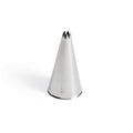 Fluted Stainless Steel Piping Nozzle B7 - 7 Teeth - Ø 0.6 cm