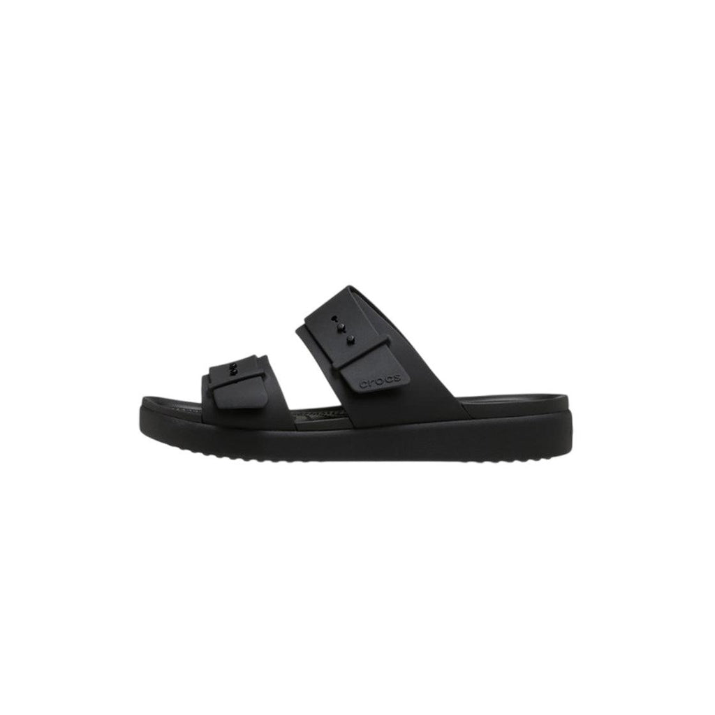 Sandalias Mujer Crocs Brooklyn Buckle Lowwdg - Negro