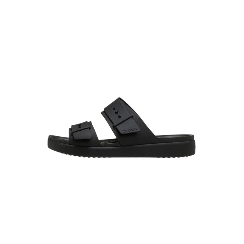 Sandales Femme Crocs Brooklyn Buckle Lowwdg - Black