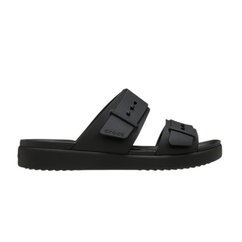 Sandales Femme Crocs Brooklyn Buckle Lowwdg - Black