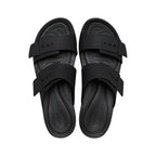 Sandalias Mujer Crocs Brooklyn Buckle Lowwdg - Negro