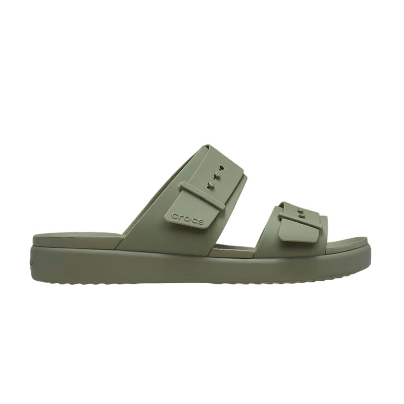 Crocs Brooklyn Buckle Lowwdg Women's Sandals - Cargo