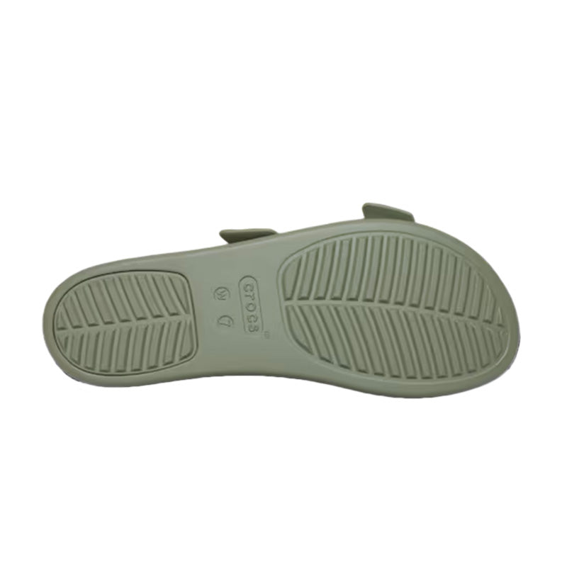 Crocs Brooklyn Buckle Lowwdg Women's Sandals - Cargo