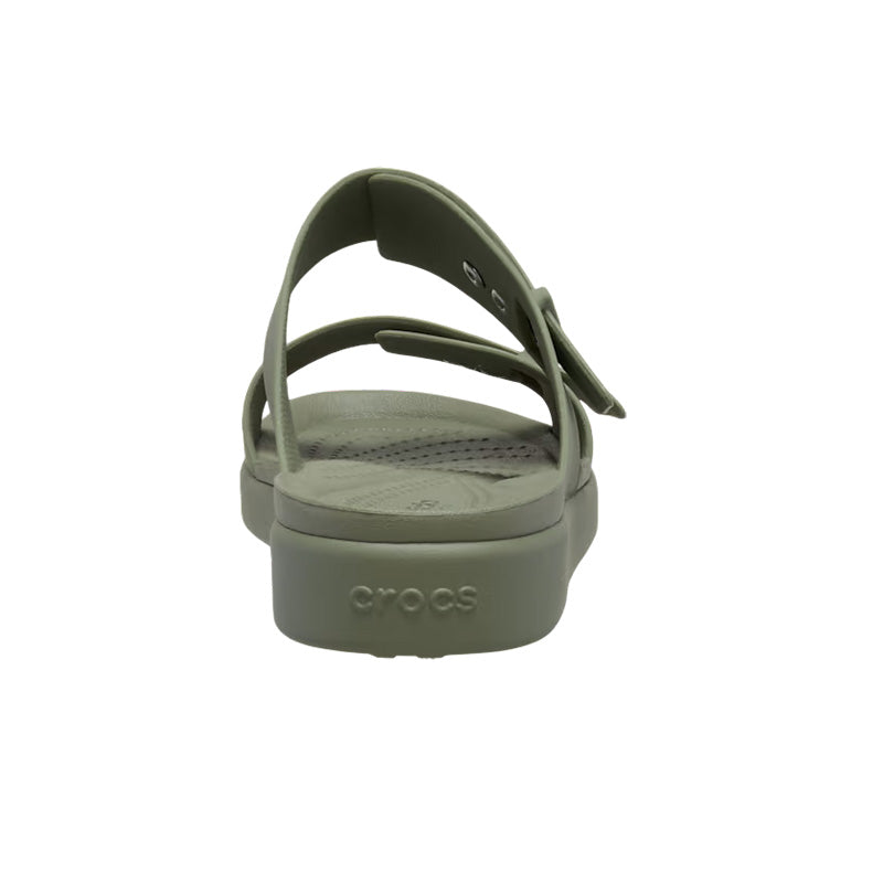 Crocs Brooklyn Buckle Lowwdg Women's Sandals - Cargo