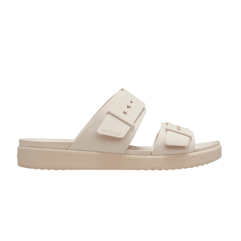 Sandales Femme Crocs Brooklyn Buckle Lowwdg - Rose Quartz