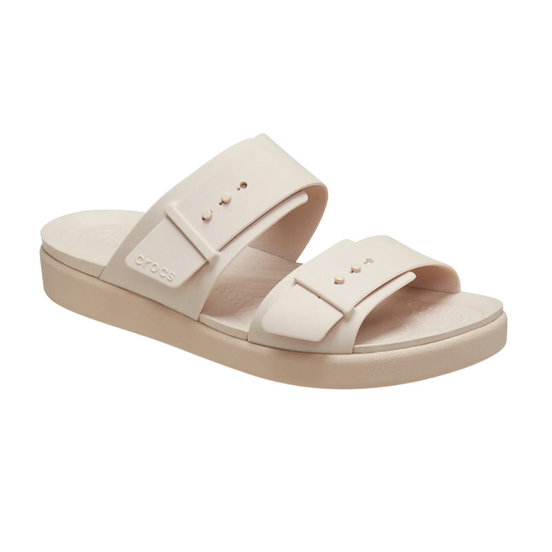 Sandales Femme Crocs Brooklyn Buckle Lowwdg - Rose Quartz