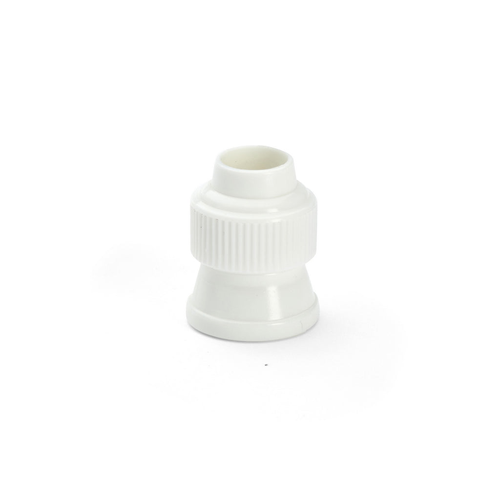 De Buyer – Adapter Til Tylle Mellem Størrelse - Polypropylen - Hvid, tyllesamler i hvid plast på hvid baggrund, set forfra