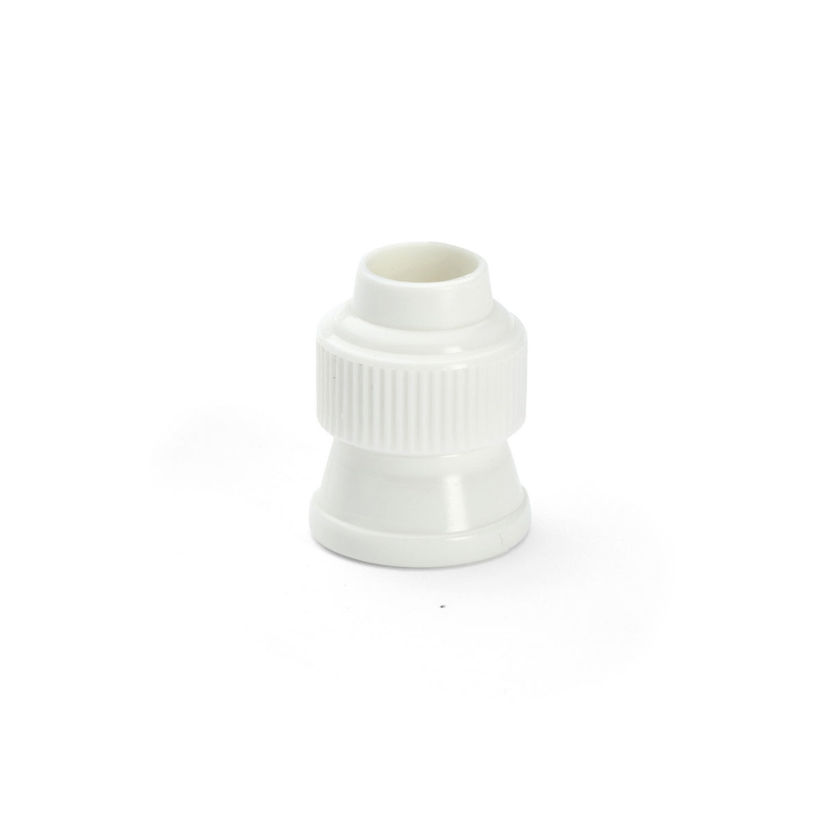 De Buyer – Adapter Til Tylle Mellem Størrelse - Polypropylen - Hvid, tyllesamler i hvid plast på hvid baggrund, set forfra