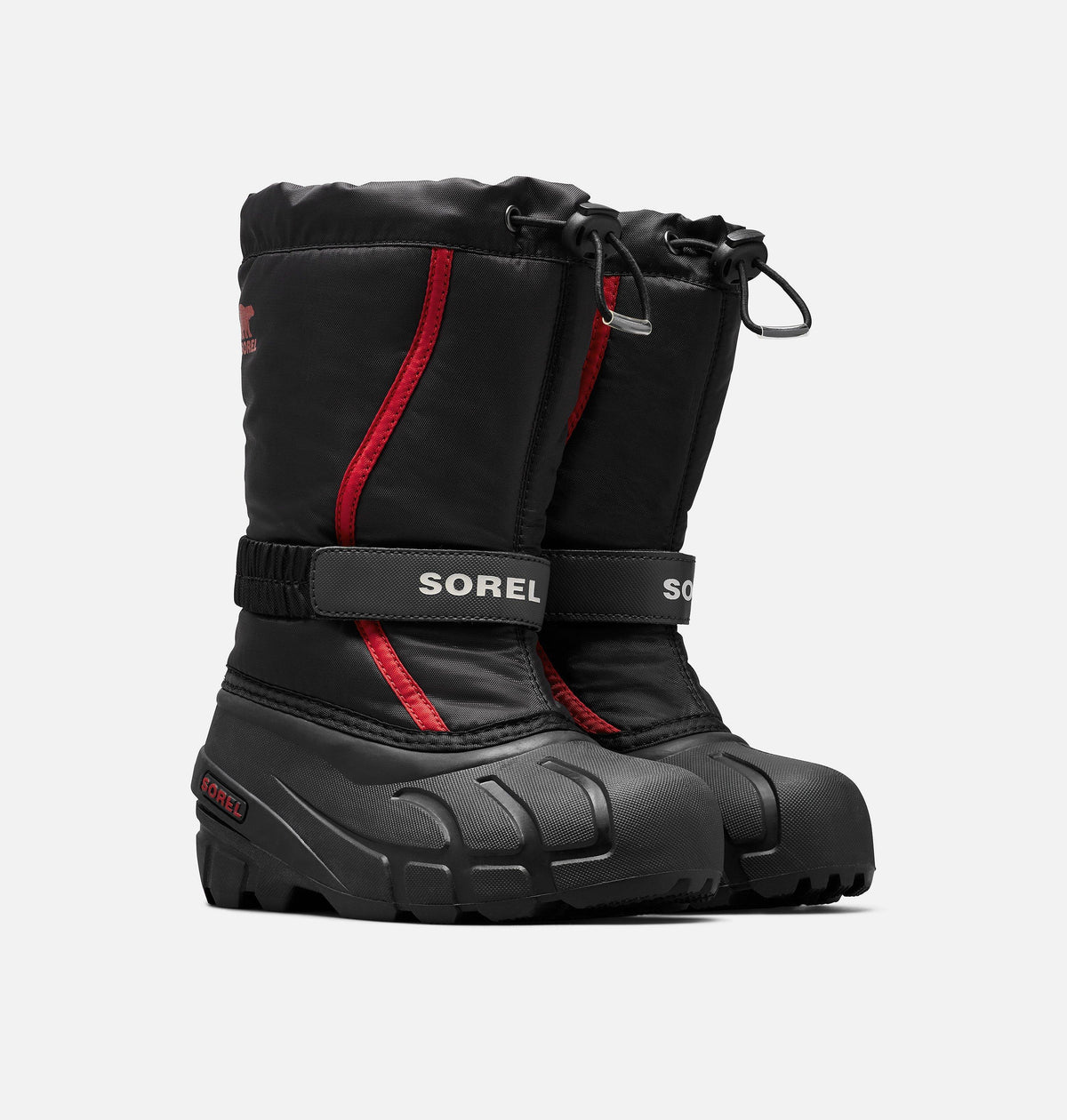 Snökängor Flurry™ - Black & Bright Red - Barn